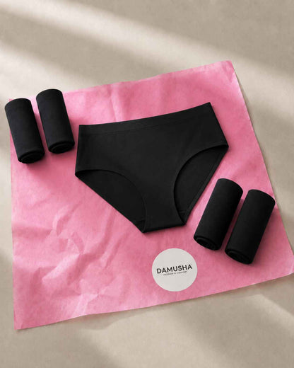 Pack Aequa | 5 Bragas Menstruales (-40%)